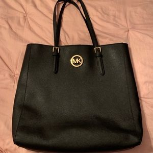 Michael Kors Black Shoulder/Tote Bag